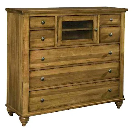 Country Home Media Chest with Rustic Furniture Style